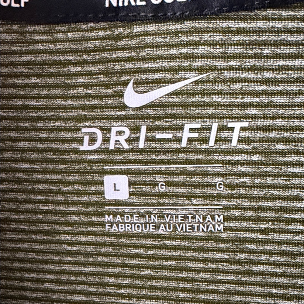 Nike Men's Olive Polo Shirt - Picture 2 of 4